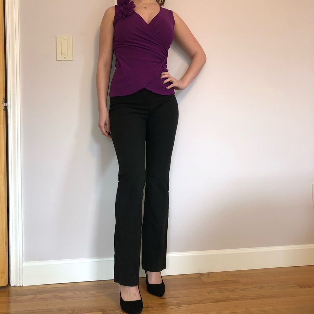 Caché purple sleeveless top